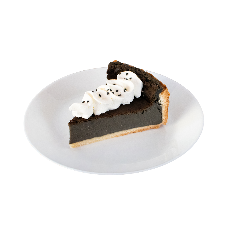 Flan au Sésame noir 
